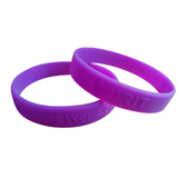 Embossed Silicone Wristband