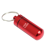 Fashion New Design Metal Pill Box with Keychain
