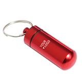 Fashion New Design Metal Pill Box with Keychain