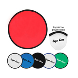 Folding Nylon Frisbee/promotion nylon frisbee with pouch