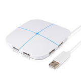 Forida Colorful LED Light USB HUB Card Reader Combo