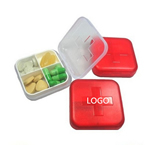 Four Compartment Pill Box