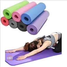 GYMENIST Thick Exercise Yoga Floor Mat Nbr