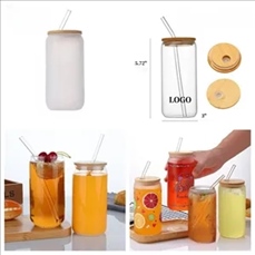Glass Water/Juice/Coffe/Tea Bottles/Cups with Lids