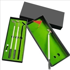 Golf Club Pens Set Gift Box