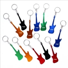 Guitar Shaped Bottle Opener Key Holder and Carabiner
