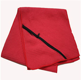 Gym Towel with Zipper Pocket