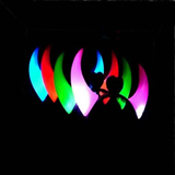Halloween Ox Horn 2 LEDs Light Hairband Flash Hoop