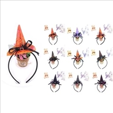 Halloween Witch Feather Hat Headband