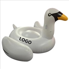 Inflatable White Swan Swimming Float