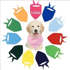 Large Solid Triangle Bandanna