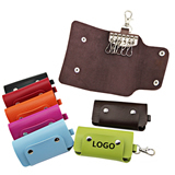 Leather Key Bag with Multi Key Holders
