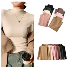 Long Sleeve Mock Neck