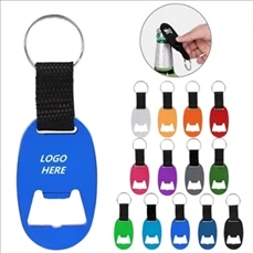 Metal Key Tag With Bottle Opener