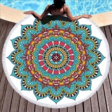 Microfiber Tassel Beach Towel