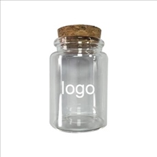 Mini Glass Jars with Cork Stoppers