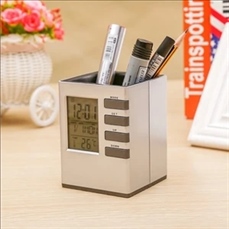 Multifunction Desktop Companion with LCD Alarm Clock
