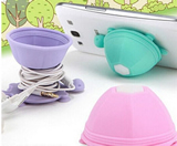 Multifunction Tortoise Earphone Winder and Phone Holder