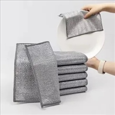 Multipurpose Wire Dishwashing Rags for Wet and Dry