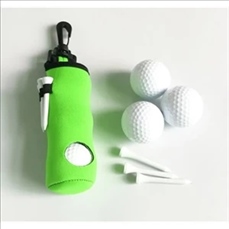 Neoprene Pouch Bag for Golf Ball and Tee