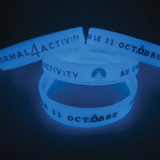 Noctilucous Rubber Silicone Luminous Bracelets/Wristbands