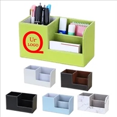 PU Leather Desk Organizer