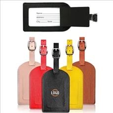 PU Leather Luggage Tag