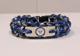 Paracord Bracelet with Printed, Engraved metal Plate