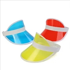 Plastic Clear Visor Caps