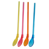 Plastic Straw Spoon;disposable straw