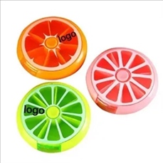Portable 6 Slot Pillbox