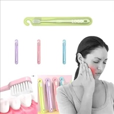 Portable Customizable Soft Bristle Toothbrush