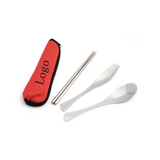 Promotional Chopsticks Fork And Spoon Tableware Set