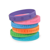 Promotional Debossed Silicone Bracelet