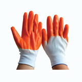 Protective Safety Gloves With Colorful Rubber Cover