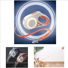 Retractable Dog Leash with Light