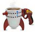 Retro Ray Gun Rocket Mug