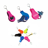 Rotatable Key Chain with Clippers