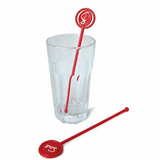 Rotation Head Stir Sticks w/ Heat-resisting Plastic Muddlers