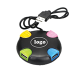 Round Colorful USB 2. 0 4Ports HUB