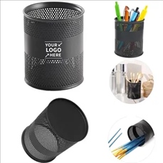 Round Mesh Pen and Pencil Cup
