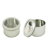 Round Tin Box With PVC Window