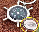 Rudder Compass Key Chain