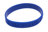 Silicone Bracelet With Embossed Logo