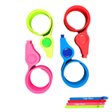 Silicone Slap Whistle Bracelet