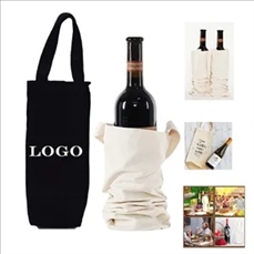 Single Bottle Wine Tote Bag