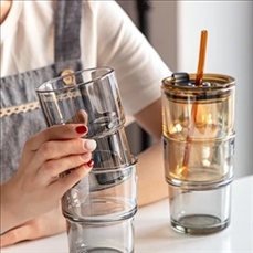 Straw Cup With Lid