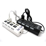 Strip USB 2.0 High Speed 4-Port HUB Sharing Switch