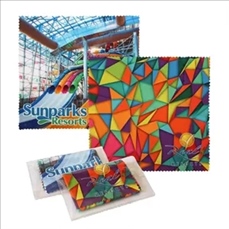 Sublimated Microfiber Cleaning Cloth w/Case