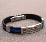 Titanium Steel  Silicone Bracelet